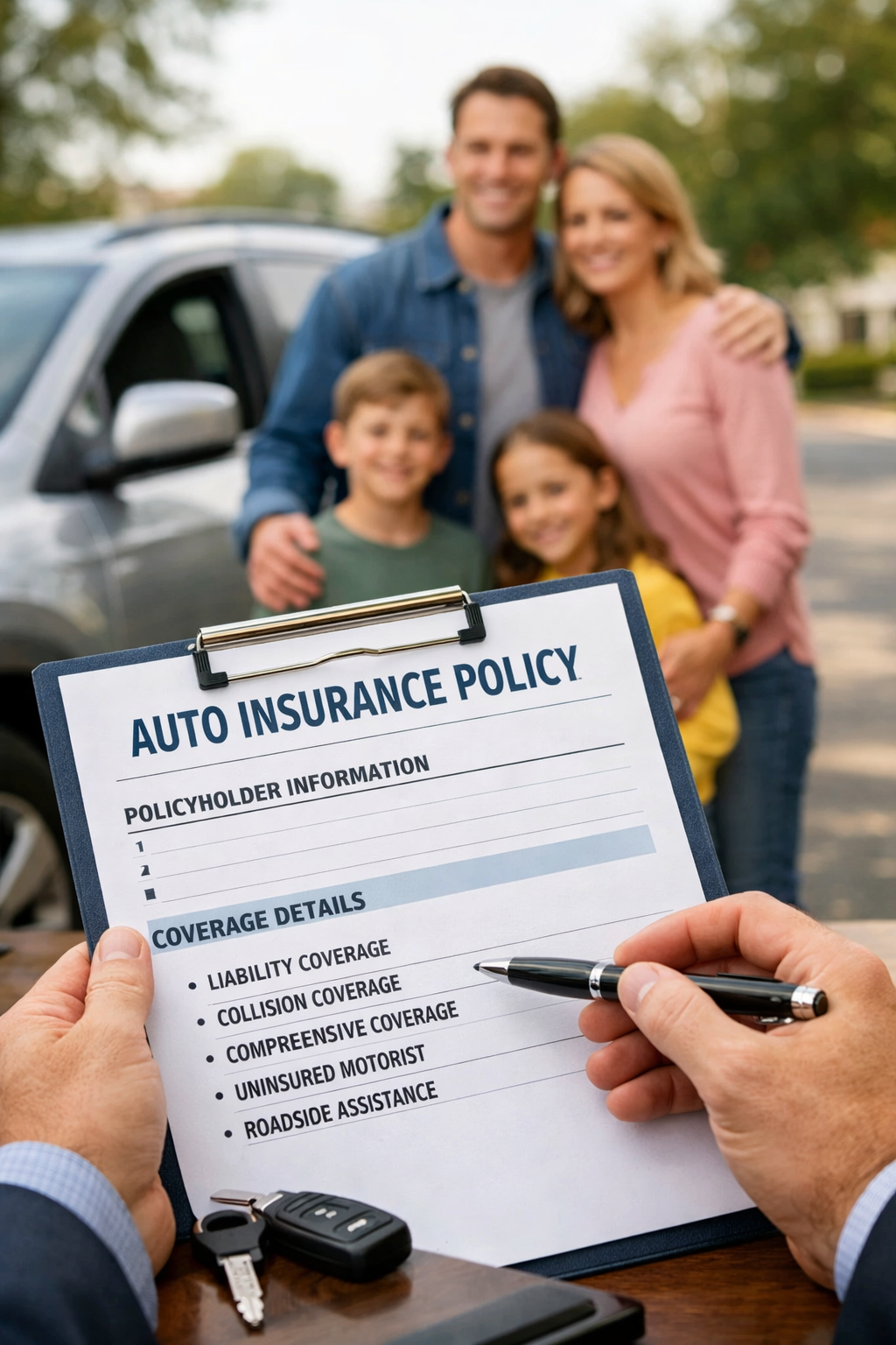 Auto insurance coverage for drivers and families