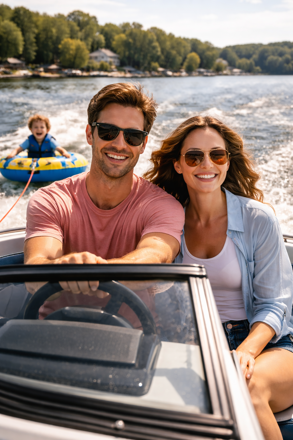 Recreational boat on open water representing insurance solutions for boat owners