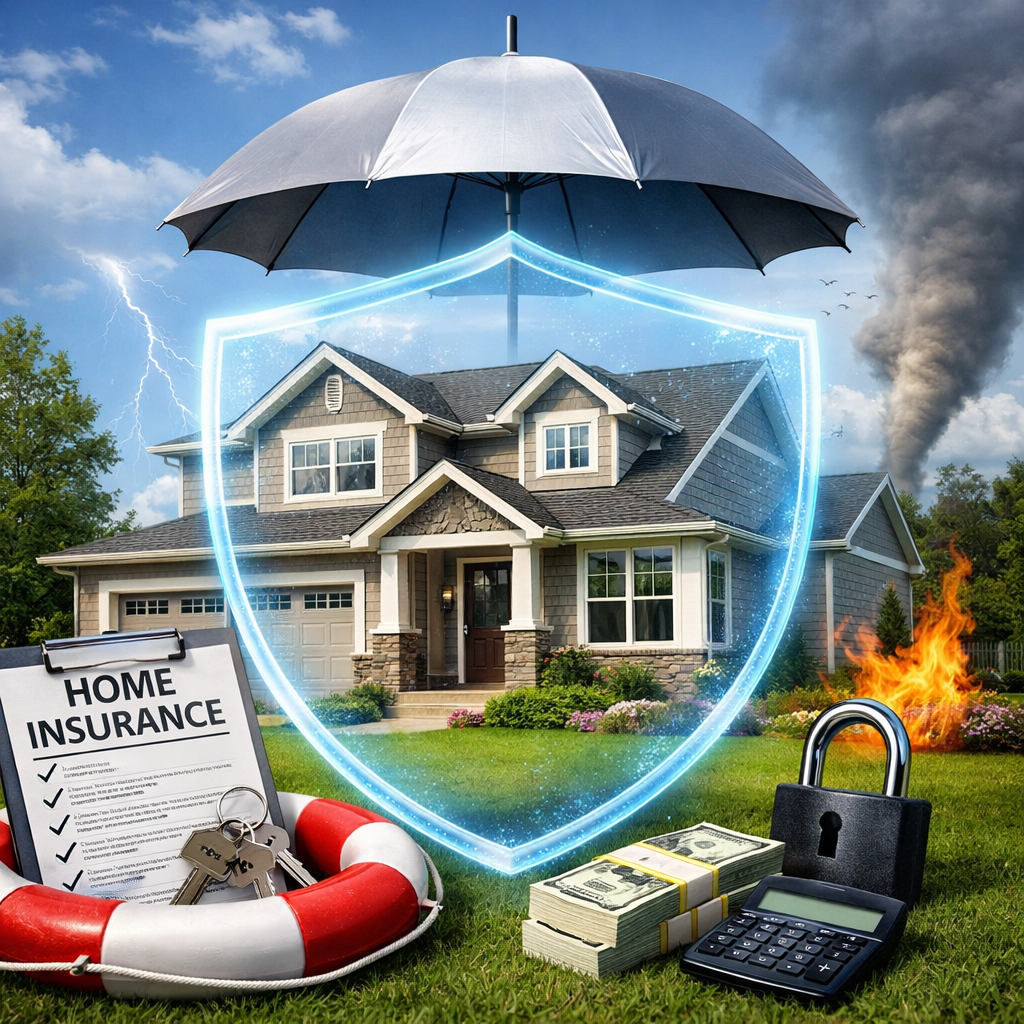 Single-family home exterior representing homeowners insurance coverage and property protection