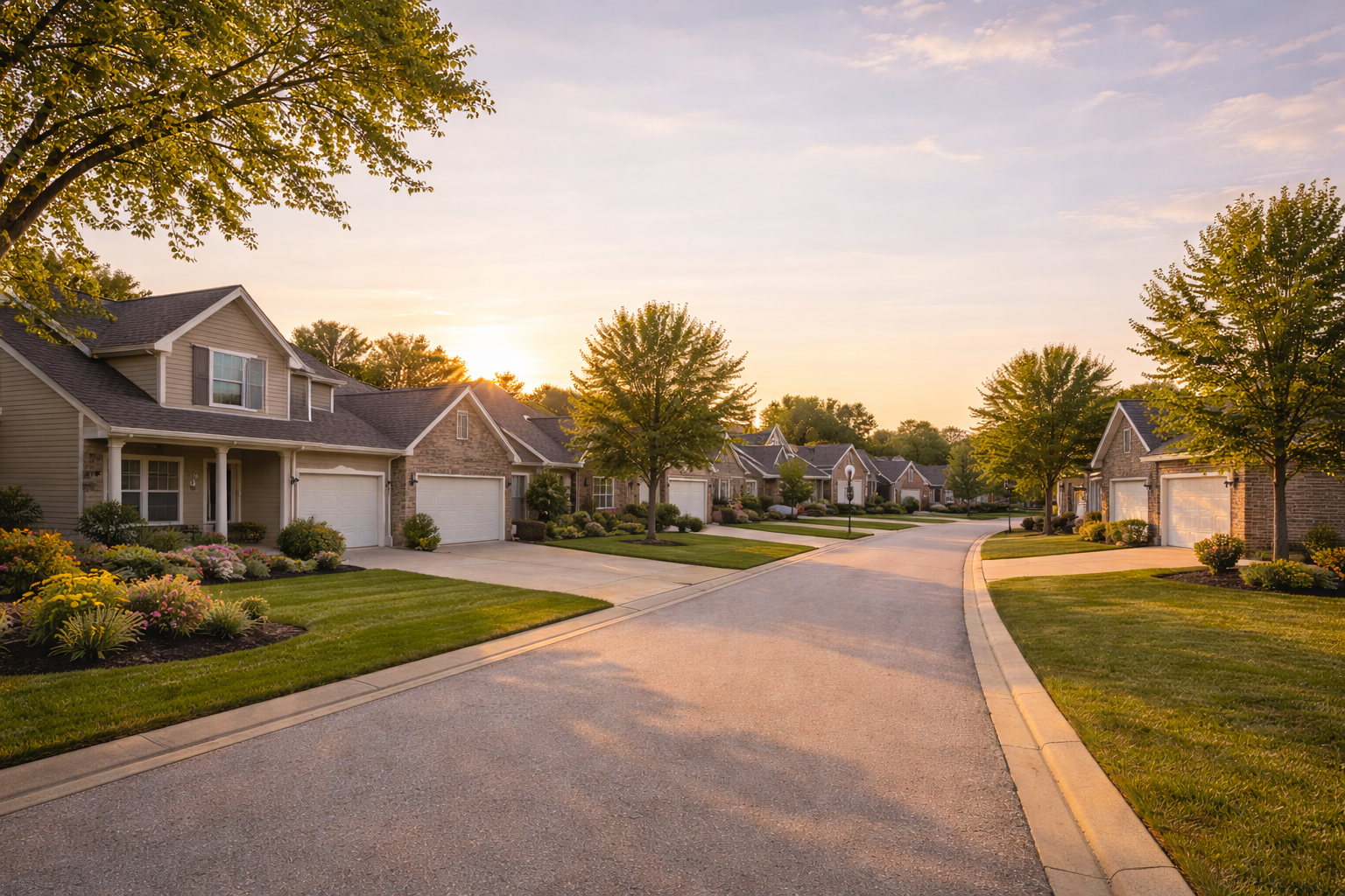 Kansas City family and homeowners reviewing insurance coverage with a local agent