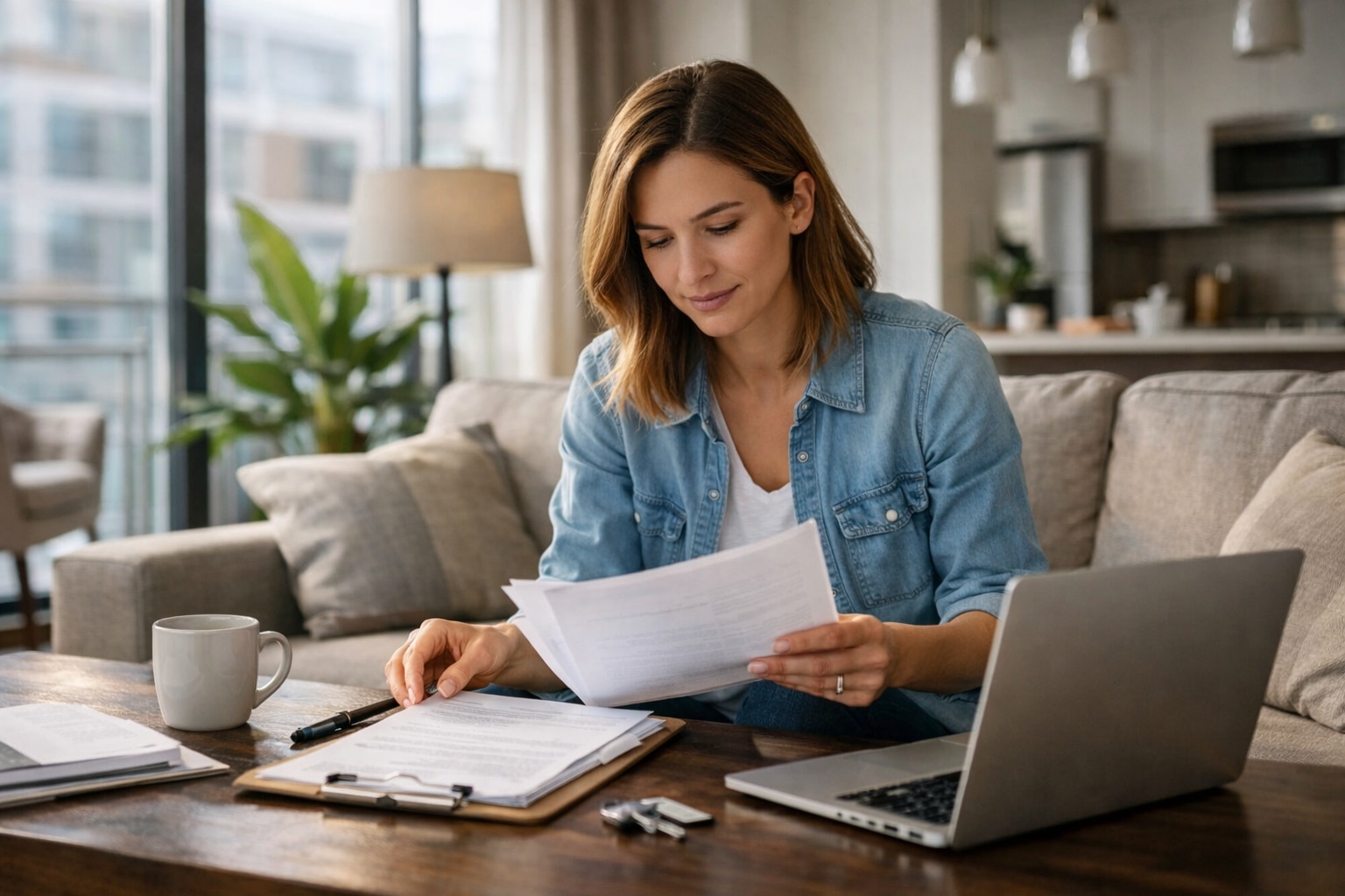 Condo owner reviewing HO-6 condo insurance coverage and master policy gaps