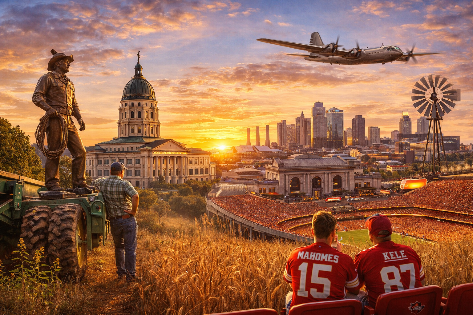 Homes in Kansas representing homeowners insurance coverage and property protection