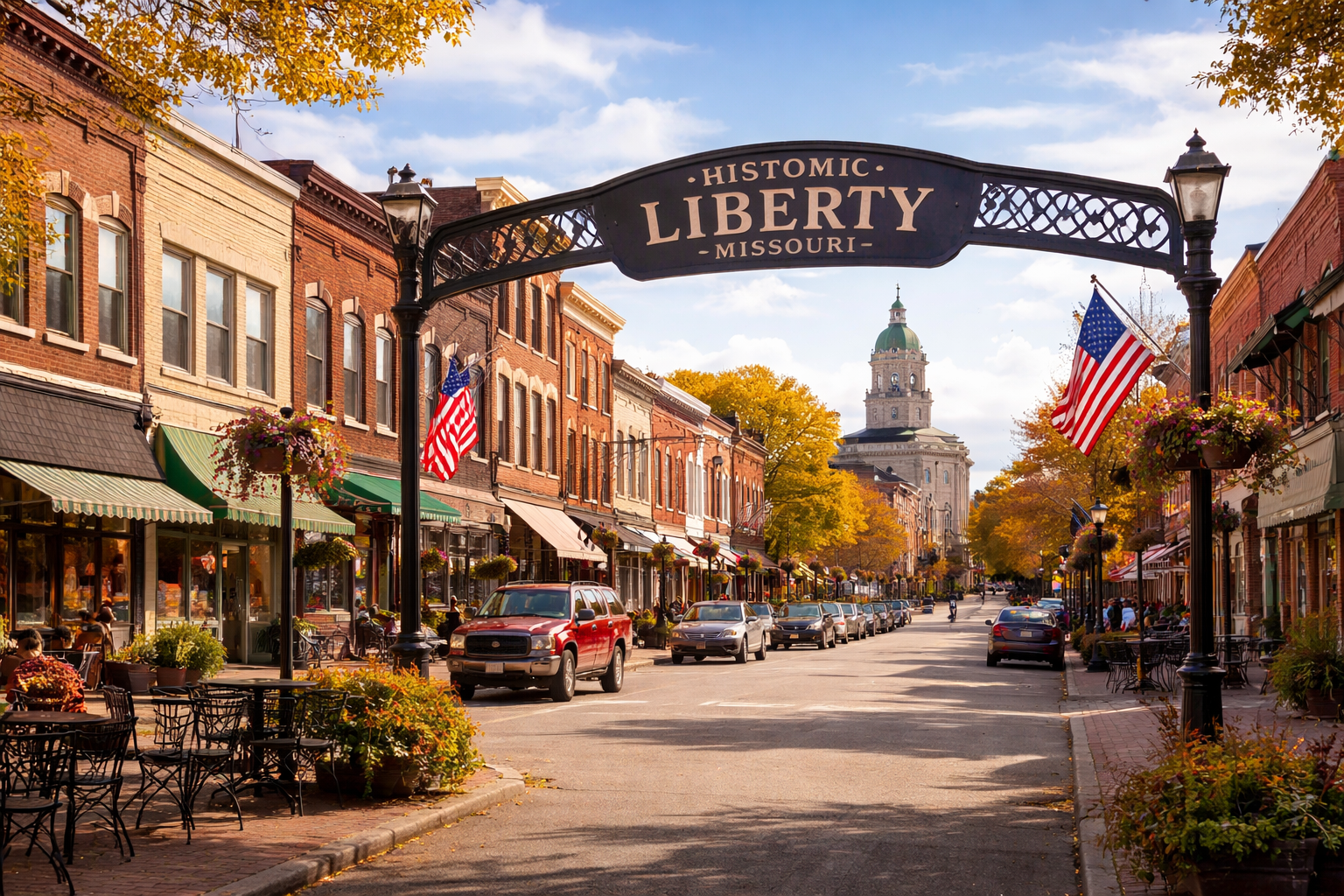 Liberty Missouri neighborhood representing local Farmers insurance services