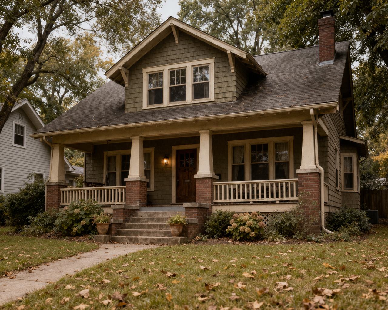 Charming older home with updated systems showing insurance considerations